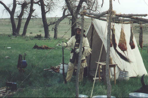 Kirk Shapland's portrayal of Buffalo Bill's Hunting Camp